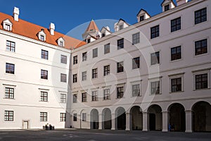 Scenic shot of the Bratislava Castle in Slovakia