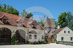 Scenic shot of the Castle Clam in Muhlviertel, Austria photo