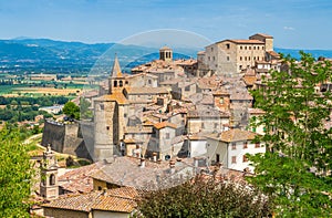 Scenic sight in Anghiari, in the Province of Arezzo, Tuscany, Italy.