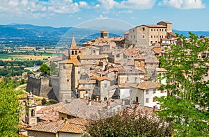 Scenic sight in Anghiari, in the Province of Arezzo, Tuscany, Italy.