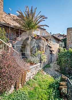 Scenic sight in Barbarano Romano, medieval village in Viterbo Province, Lazio, Italy.