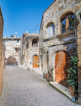 Scenic sight in Barbarano Romano, medieval village in Viterbo Province, Lazio, Italy. photo