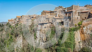 Scenic sight in Barbarano Romano, medieval village in Viterbo Province, Lazio, Italy. photo