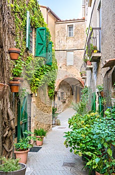 Scenic sight in Capalbio, picturesque village on the province of Grosseto. Tuscany, Italy.