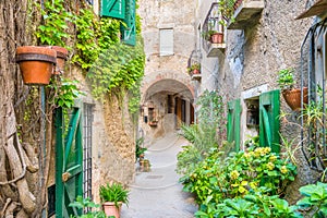 Scenic sight in Capalbio, picturesque village on the province of Grosseto. Tuscany, Italy.