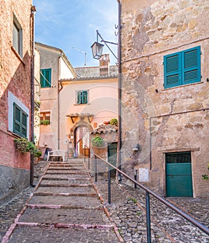 Scenic sight in Celleno, province of Viterbo, Lazio, central Italy.