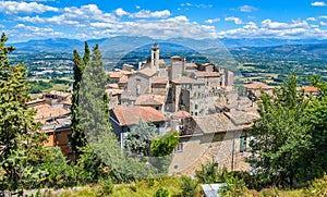 Scenic sight in Falvaterra, beautiful village in the Province of Frosinone, Lazio, central Italy. photo