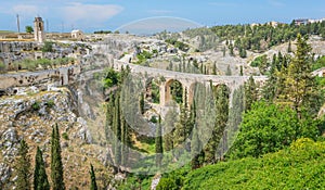 Scenic sight in Gravina in Puglia, province of Bari, Apulia, southern Italy.