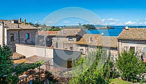 Scenic sight in Marta, on the Bolsena Lake, province of Viterbo, Lazio.