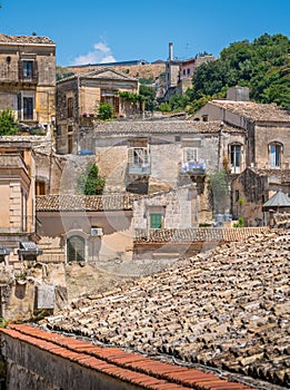 Scenic sight in Modica, famous baroque town in Sicily, southern Italy.