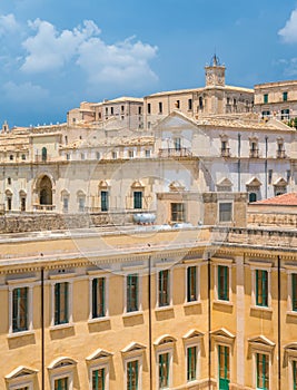 Scenic sight in Noto in a sunny summer day. Provice of Siracusa, Sicily, Italy. photo