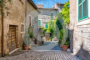 Scenic sight in Tivoli, province of Rome, Lazio, central Italy.