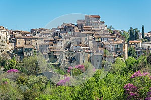 Scenic sight in Toffia, rural village in Rieti Province, Latium, Italy