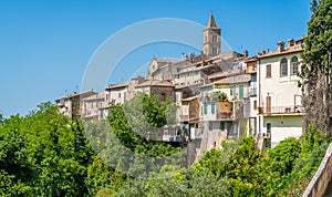 Scenic sight in Torri in Sabina, beautiful village in Rieti Province, Lazio, Italy.