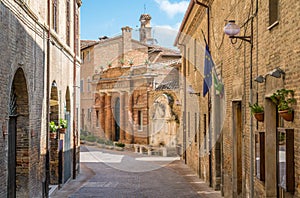 Scenic sight in Urbino, city and World Heritage Site in the Marche region of Italy.