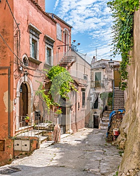 Scenic sight in Vico del Gargano, picturesque village in the Province of Foggia, Puglia Apulia, Italy.