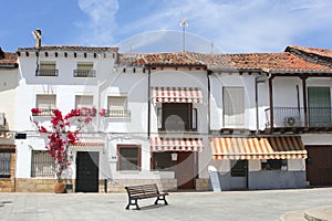 Scenic Spanish village in Moorish style, Spain