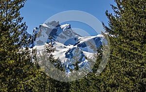 Scenic summer mountain hiking landscapes Canada