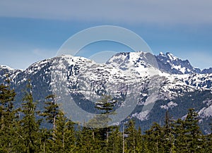 Scenic summer mountain hiking landscapes Canada