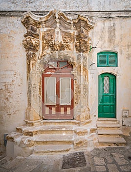 Scenic summer view in Ostuni, province of Brindisi, Apulia, Italy.