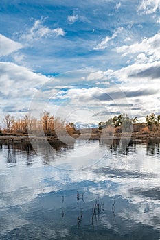 Scenic sunrise view of Lake Pukaki east bank, with their mesmerizing turquoise hue