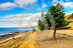 Scenic sunset view from Normanville Beach Foreshore photo