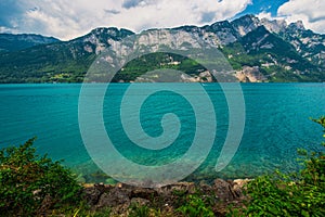 Scenic Swiss Lake Brienz