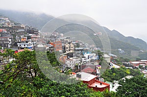 Scenic Taiwan countryside at Chiufen