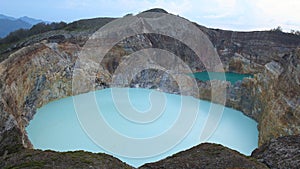 Scenic Three Colored Lakes Kelimutu, Ende