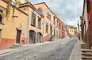 The scenic town of San Miguel de Allende in Guanajuato, Mexico