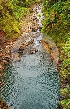 Scenic Tropical Stream Near Hana Maui