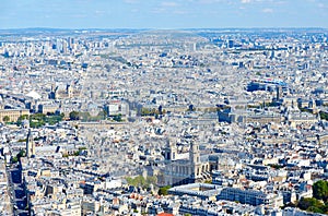 Scenic view from above on Paris, France