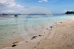 Scenic view of Alona Beach, Panglao Island, Bohol, Philippines