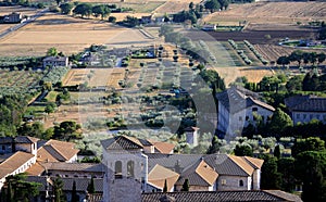 Scenic view of Assisi town