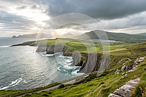 Atlantic Coastal Cliffs of Ireland photo