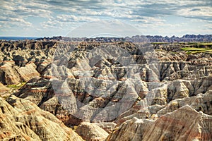 Scenic view at Badlands National Park