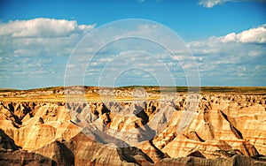 Scenic view at Badlands National Park, South Dakota, USA