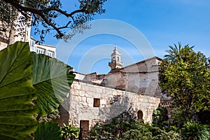 Scenic view of the Banys Arabs in Palma de Mallorca, Spain. photo