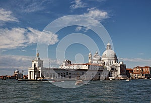 Scenic view of Basilica di Santa Maria della Salute in Venice, Italy