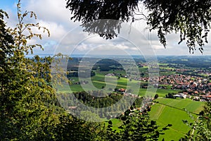 Scenic view in the bavarian Chiemgau alps