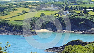 scenic view of  beach