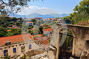 Scenic view of beautiful village Assos in Kefalonia, Ionian Islands, Greece