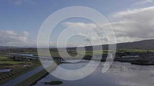 scenic view of Blennerville windmill on The Dingle peninsula in County Kerry, Ireland