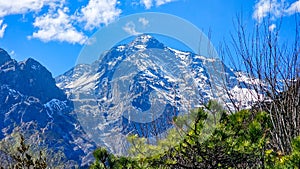 Scenic view of Blue Moon Valley in Kunming City, Yunnan, China