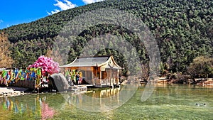 Scenic view of Blue Moon Valley in Kunming City, Yunnan, China