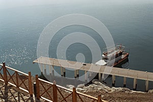 Scenic view of a Boat docking