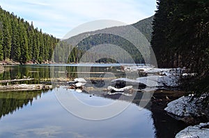 Scenic View of Buntzen Lake