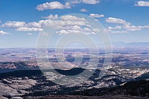 Scenic view of Capitol Reef National Park form Larb Hollow Overlook - Utah, USA