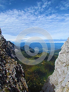 Scenic view of Carinthia or Karnten region in Austria