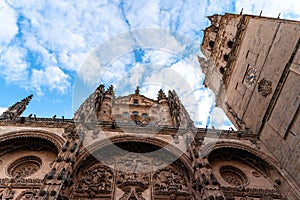 Scenic view of the Cathedral of Salamanca in Spain